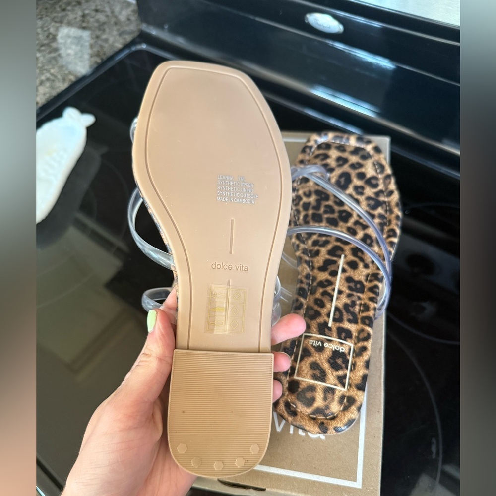Dolce vita leopard sandals - Picture 4 of 4